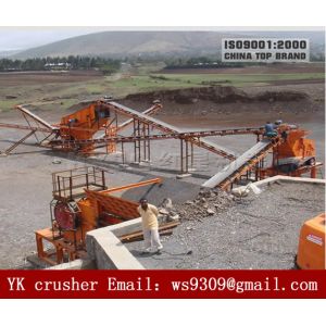 Industry Mobile Aggregate Production Plant High Crushing Rate Excellent Particle