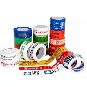 Personalised Design White Printed BOPP Custom Logo Packaging Adhesive Tape