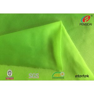 220GSM Polyester Tricot Knit Fabric Air Permeable Garment Materials