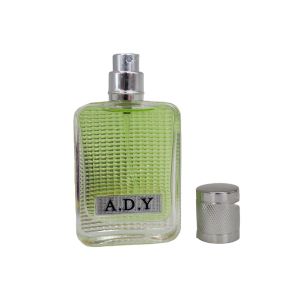 empty bottle of imported perfume recycled glass bottles black blue red pink