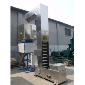 Grain Corn Rice Sunflower Seed 0.75kw Z Type Bucket Elevator ISO CE Certificate