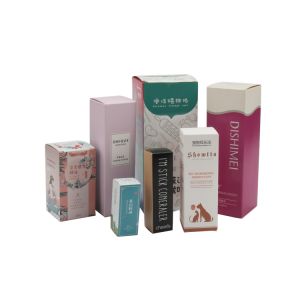 OEM Custom Printing Make-Up Packing Box Face Cream Cosmetic Paper Packaging Skin