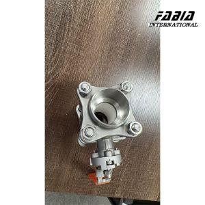 2'' Three Piece Ball Valve CF3M Manual Valve Butt Weld Connection