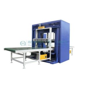 High Safety Horizontal Wrapping Machine , Moisture Proof Pipe Wrapping Machine