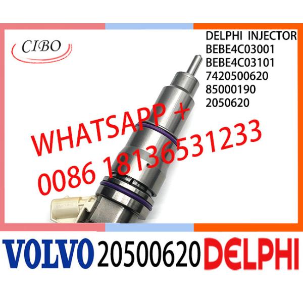 Common Rail Fuel Diesel Injector BEBE4C03001 BEBE4C03101 20500620 85000190 7420500620 E1 for VOL 9.0 LITRE TRUCK