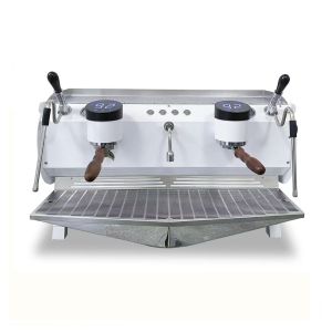 Commercial Semi-Automatic Espresso Maker with Triple Boilers and Programmable