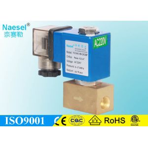 Compact Solenoid Operated Control Valve High 2900 PSI Pressure With 9mm Large