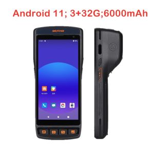 New Wireless Portable Laser 1D 2D Android Nfc Handheld Barcode PDA Scanner With