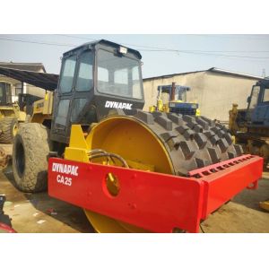 Used CA25 Dynapac Single Drum Roller Stable Operation With Sheep Foot