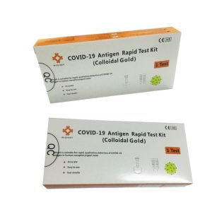 Colloidal Gold Covid 19 Antigen Self Test Kit CE Rapid Antigen Self Test Kit