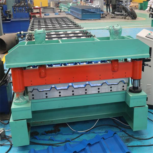 Hydraulic ibr roofing panel roll forming machine 0.3-1mm coler steel automatic