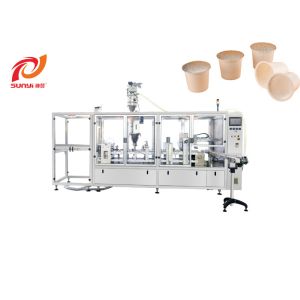 Automatic Biodegradable K Cup Coffee Capsule Filling And Sealing Machine