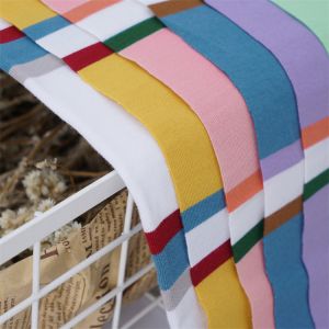 China Natural And Comfortable Soft And Smooth Striped Knit Fabric For Casual Wear on sale