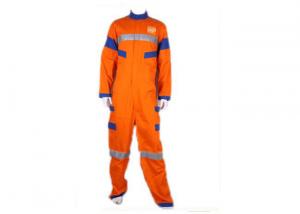 China High Visibility Industrial Work Uniforms , Polyester Hi - Vis Fire Overalls on sale