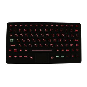 Silicone Waterproof Touchpad Keyboard 89 Keys IP67 Dynamic Sealed