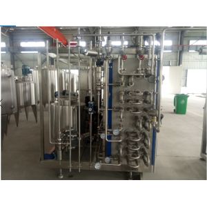 High Temperature Pasteurizer Pipeline Uht Milk Sterilizer SUS304