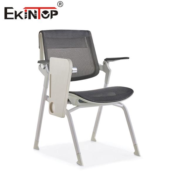Quality Mesh Back Stackable Meeting Training Chair With Tablet Easy Assemble for sale