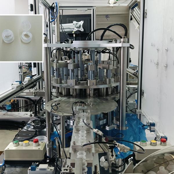 Non-standard Automated Motion Cap Assembly Machine Mechanical Operation Fast