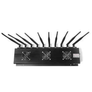 WIFI GPS LOJACK 20W 30m UHF VHF Signal Jammer 10 Antenna