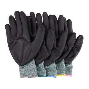 Work safety gloves nitrile nitrile foam coating work gloves nitrile foam foam