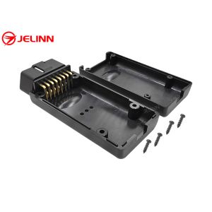 Custom OBD 2 Housing OBD2 Enclosures Case and Male Connector With 90 Degree