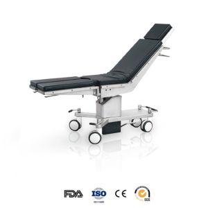 Movable Manual Hydraulic Operation Table Surgical Hydraulic Examination Bed With