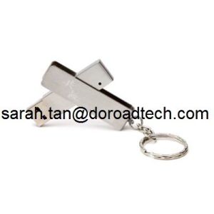 Metal Slim Swivel USB Flash Drive, Lifetime Guaranteed Real Capacity Metal USB