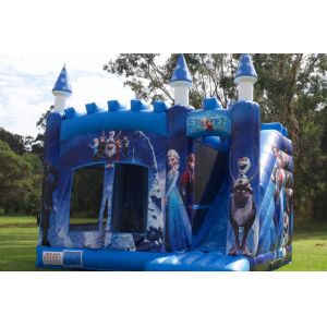 Frozen Bouncy Castle Combo Commercial Bounce House Inflatable Jumping Bouncer