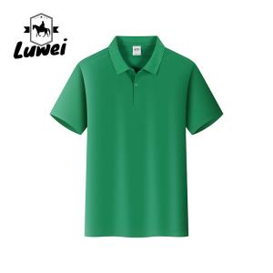 Wholesale Business Casual Short Sleeve Polo Shirts Embroidered Anti Wrinkle from china suppliers