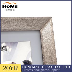 Office Decorated Glitter Glass Photo Frame Customized Color / Desgin