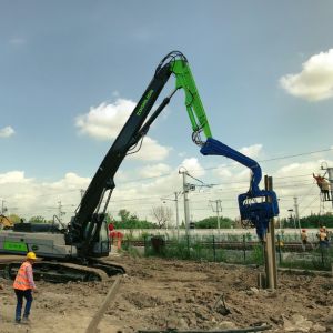 3500 RPM Pile Hammer - Strong Vibration Power & Hard Earth Adaptability For Pile