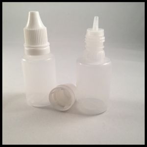 Child Proof Plastic Dropper Bottles 20ml , LDPE Empty Eye Dropper Bottles