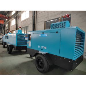 Powerful Diesel Powered Screw Compressor with Air/Water Cooling and ≤2800 Kg