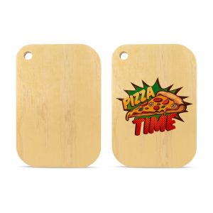 Rounded Rectangle Design Custom Wood Cutting Board DIY Sublimation Kitchen Chopping Block With Hanging Hole