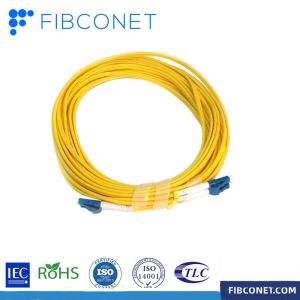 0.9mm UPC APC G657A2 Duplex Optical Fiber Patch Cord for SC FC LC ST MTRJ MU DIN