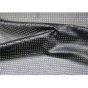 300 Gsm Punched Leather PU + Viscose Composition 0.5 Mm Thickness