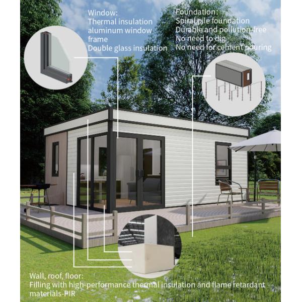 Prefab 40ft Expandable Container House OEM