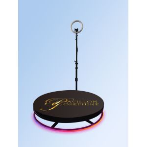 Adjustable 360 Photo Booth Machine For Wedding Parties Automatic Spin