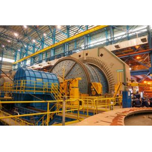 AG/SAG Ore Grinding Mill Ф5.5×8.5m Overflow Ball Mill PLC Control