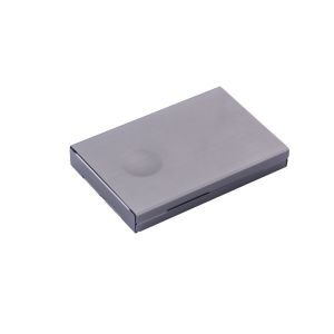 Snappy Metal Business Card Case Rectangle Shape