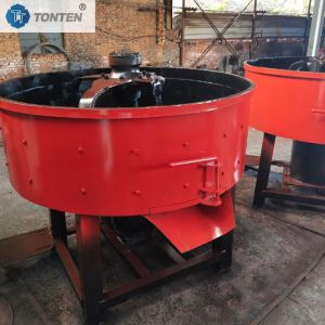 Concrete Cement Mixing Tank Flat Pan Mixing Mixer Machine Vertical