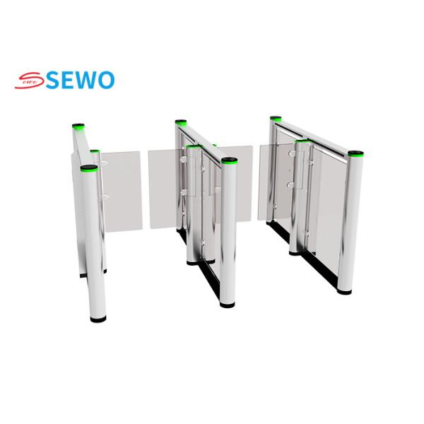 45people/min High Speed Gate Fully Automatic Swing Turnstile Gate With Card