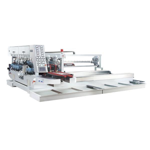 Full Automatic Glass Edging Machine With Film Removing Device , 0-8m / Min