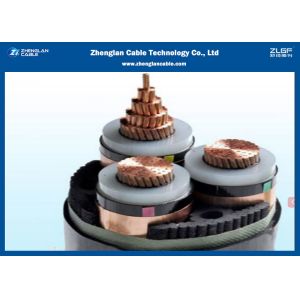 IEC 60502 3Cores Armored Cable, MV XLPE insulated Cable 12/20KV（CU/XLPE/STA/NYBY