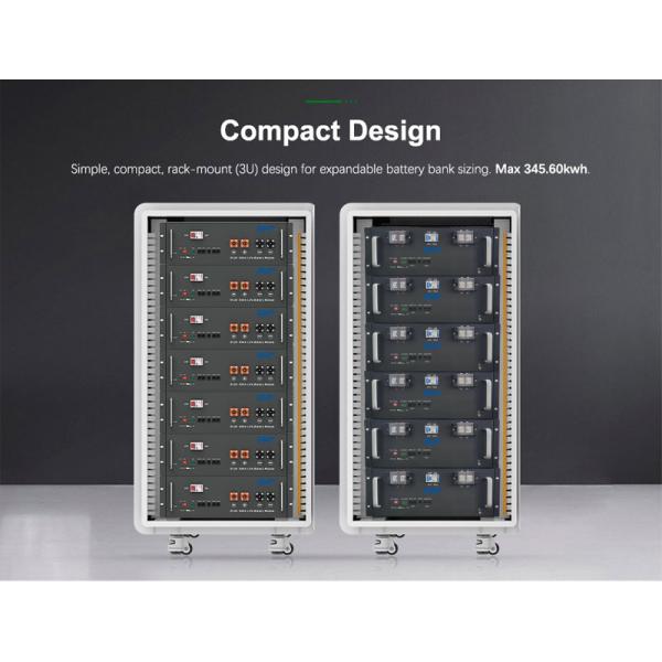 48V 100Ah House Battery Storage 5000-8000 Cycle Life For Residential