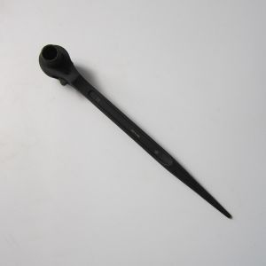 Wholesale Aligning Bolts Hand Tool 14mm 17mm Drive Dual Socket Head Spud Ratchet Wrench Scaffold Podger End Ratchet Spanner from china suppliers