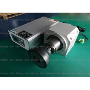 Seamless Fabric Ultrasonic Stitching Machine With Rotate Wheel Working