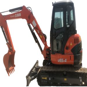 Mini Second Hand Excavator 5.5 Ton Kubota U55 Used Excavator with Original