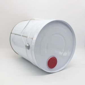 Customized Metal Handle Silver Iron Seed Bucket with Drainage Holes