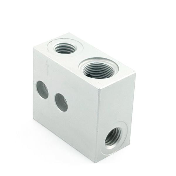 RoHs Stainless Steel Customized CNC Milling Hydraulic Manifold Valve Blocks by